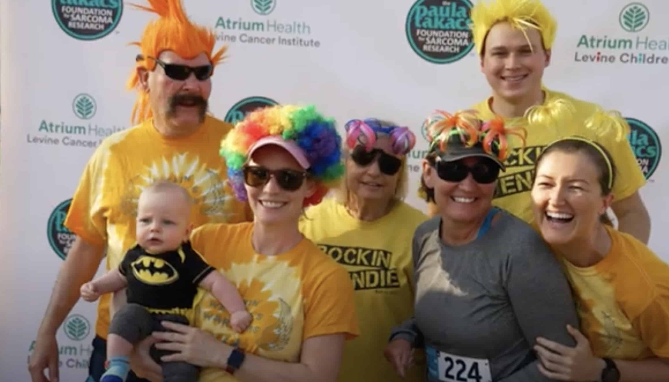 What makes Sarcoma Stomp in Charlotte, NC so special every year? Feel the energy and uplift in this heartwarming video told through the eyes of one family team that walks annually in memory of Wendie Cheek. Join our growing family and sign up for the next Sarcoma Stomp, one of the largest sarcoma walk/runs in the United States! 